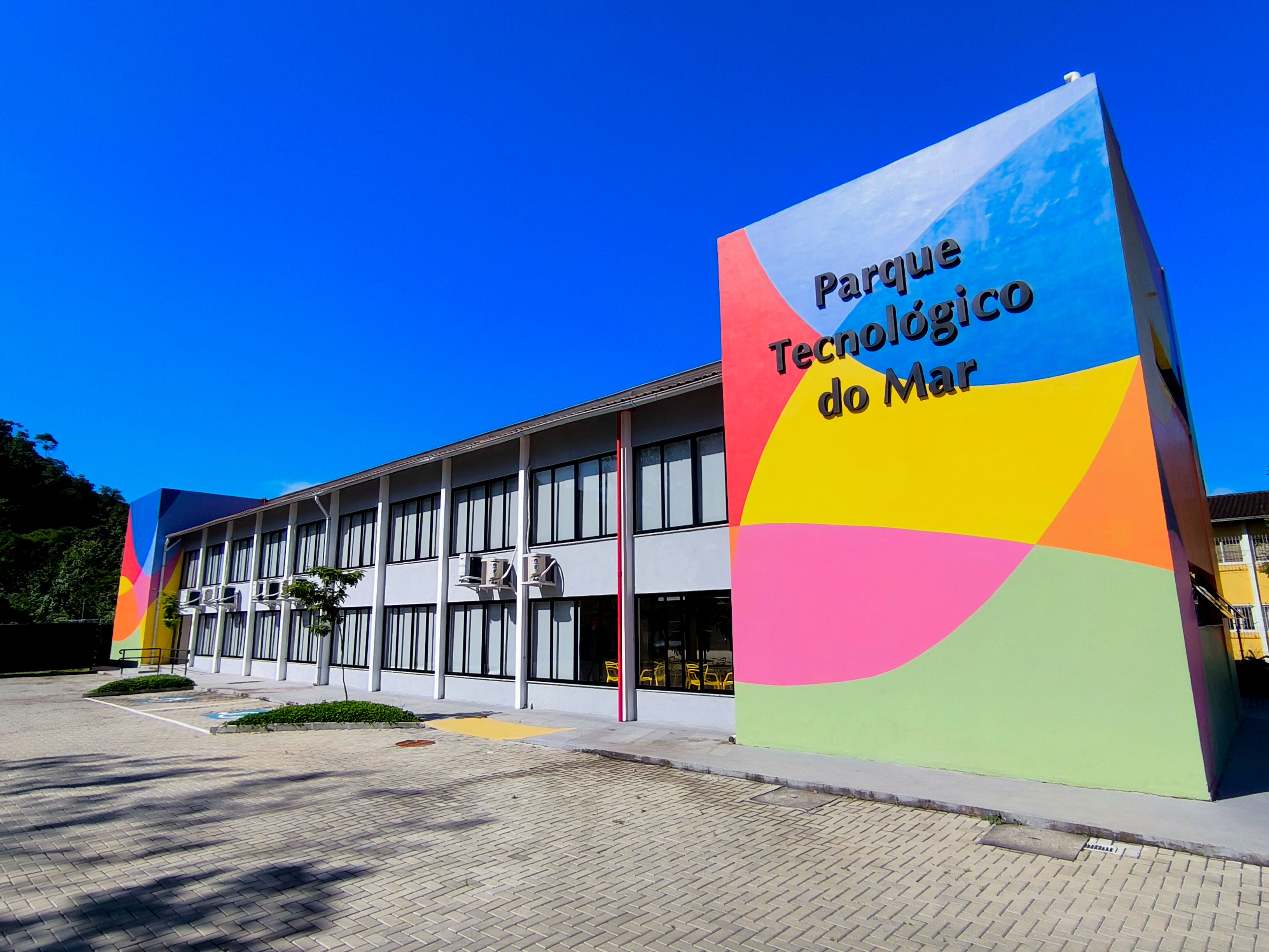 Imagem da estrutura do parque tecnológico do mar